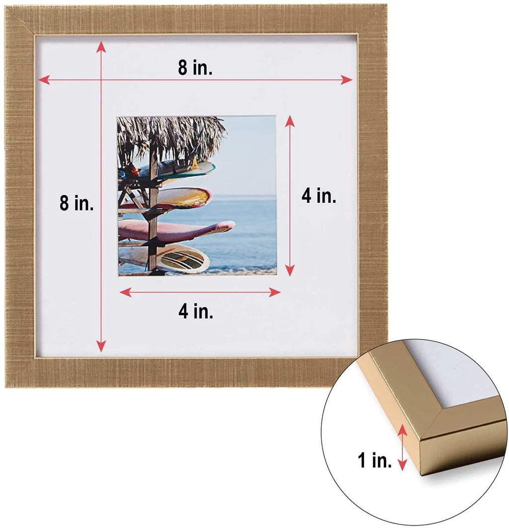 8x8 Matted Square Gallery Picture Frames K9106