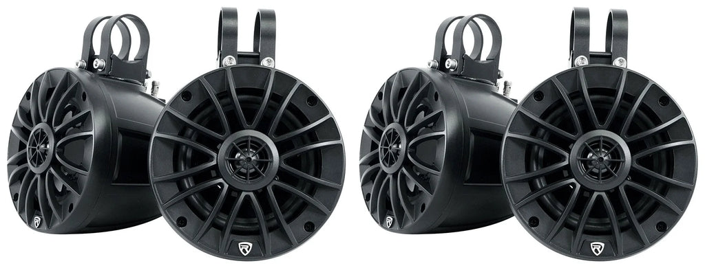Rockville UT525B UTV/ATV 5.25" Rollbar Wakeboard Marine Speakers/Swivel/IPX6 A41395