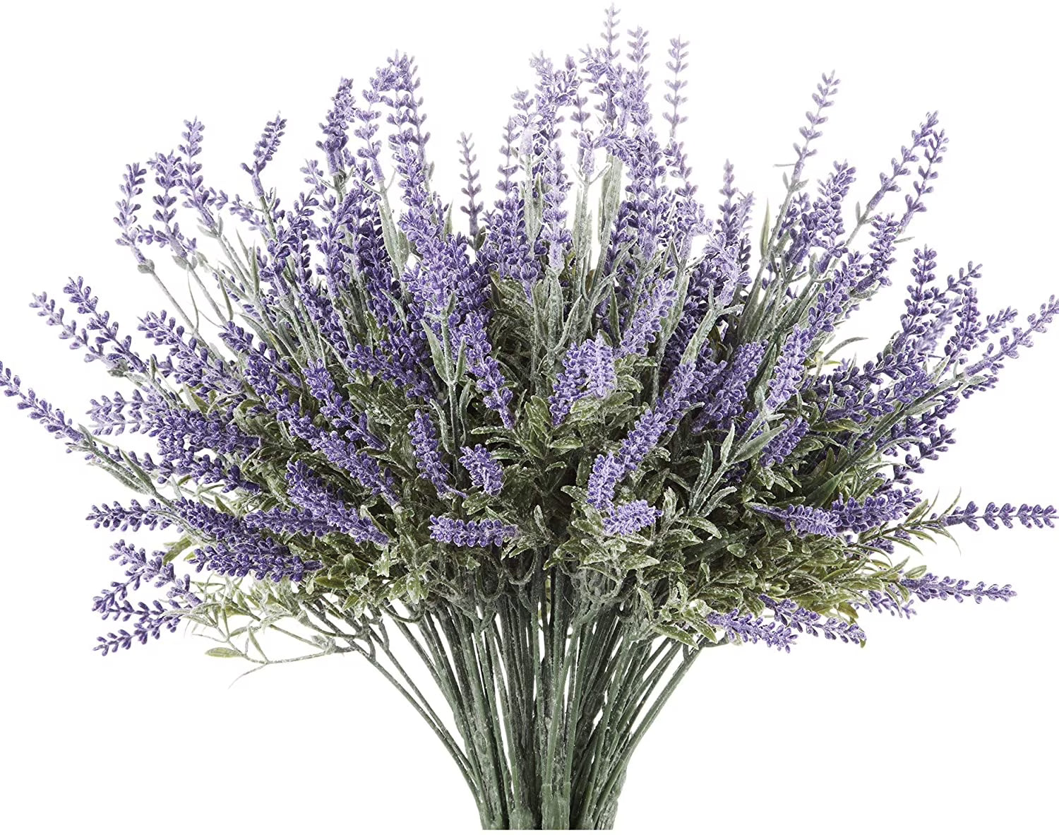 Artificial Lavender 4-Piece Bundle Faux Silk Plants D77760