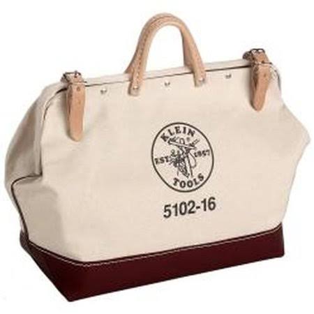 Canvas Tool Bag 16-Inches Beige H143