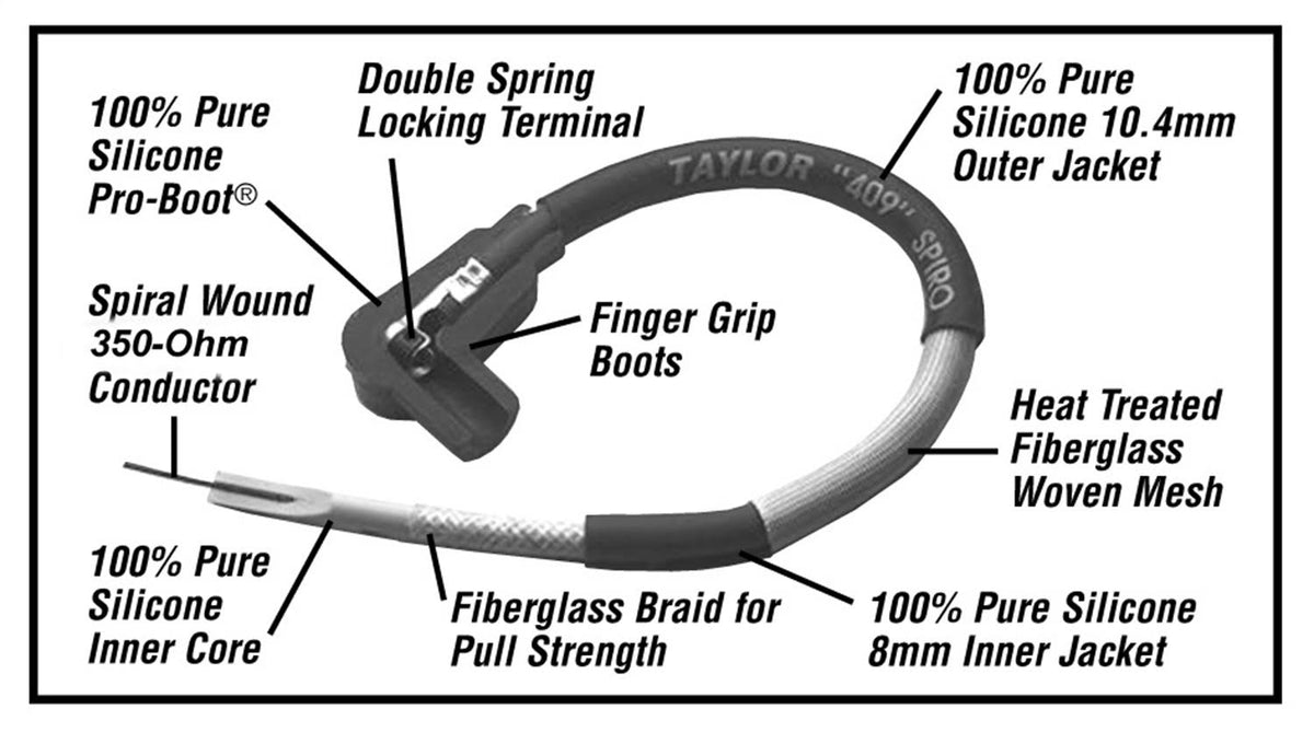 10.4mm Ignition Wire Set U265527