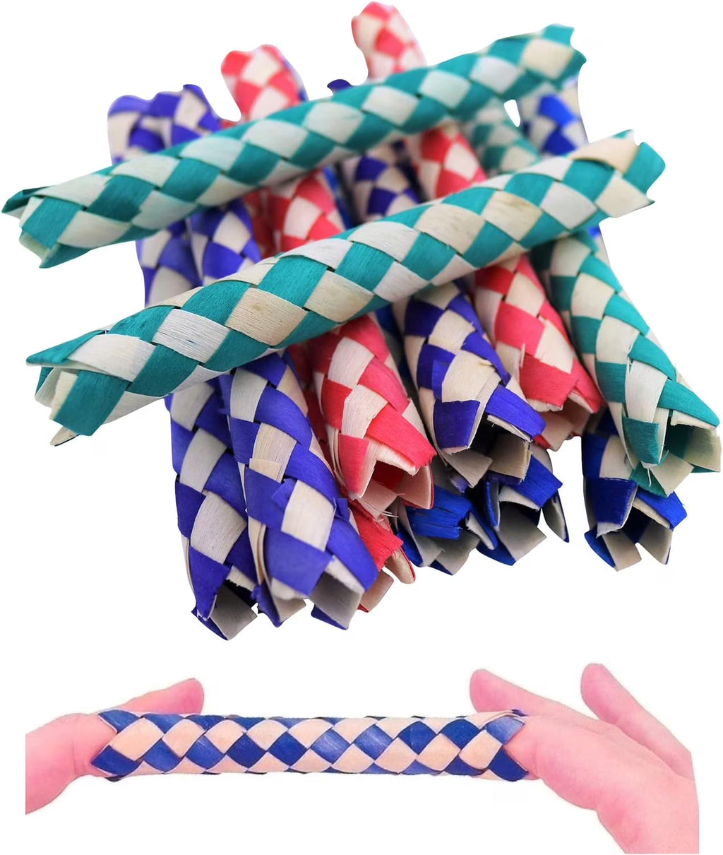 24 Pack Bamboo Chinese Finger Traps (5") L857750