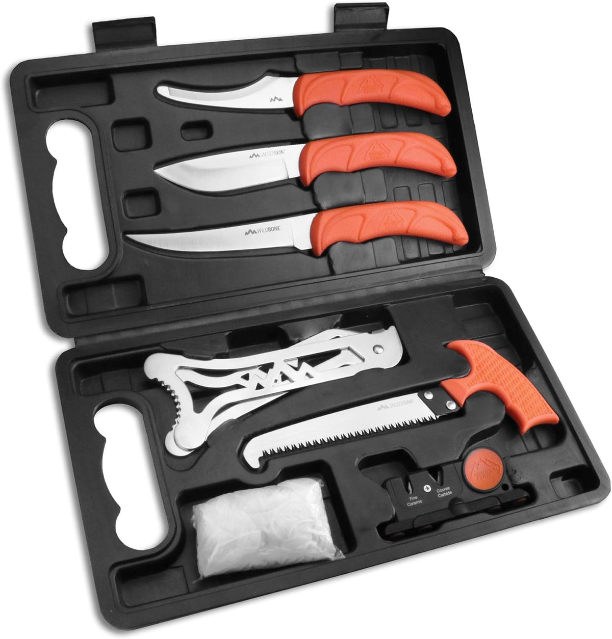 8-Piece Hunting Knife Set with Hard-Side Carry Case L815