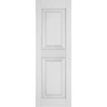 Primed Pine Raised Panel Shutters Pair O459