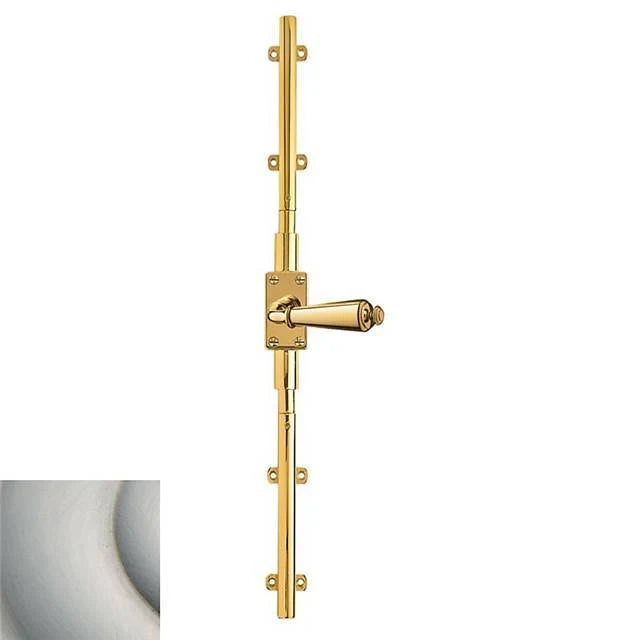 Lifetime Satin Nickel Left Hand Cremone Bolt for 7' Doors L4500
