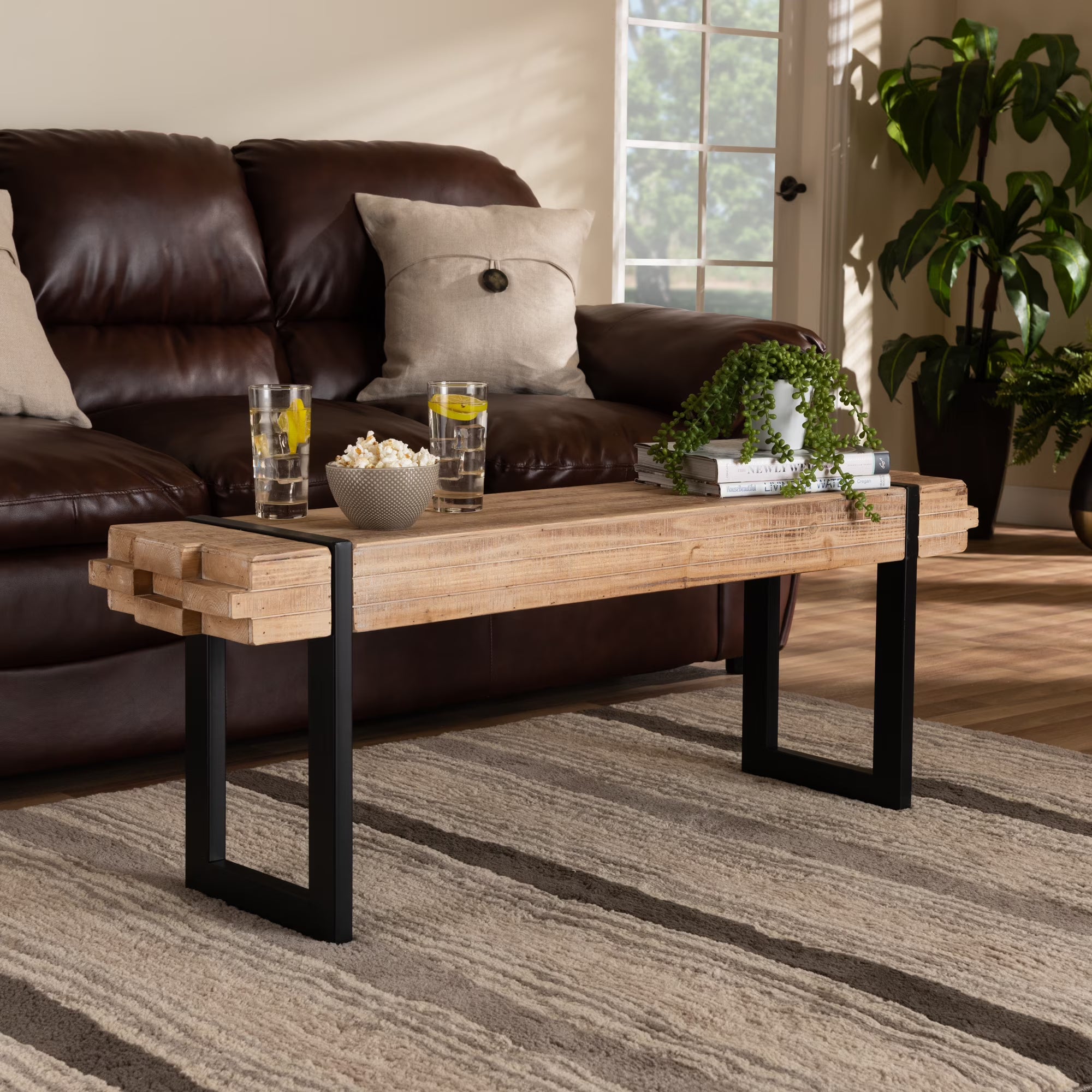 Natural Brown Bench A2621