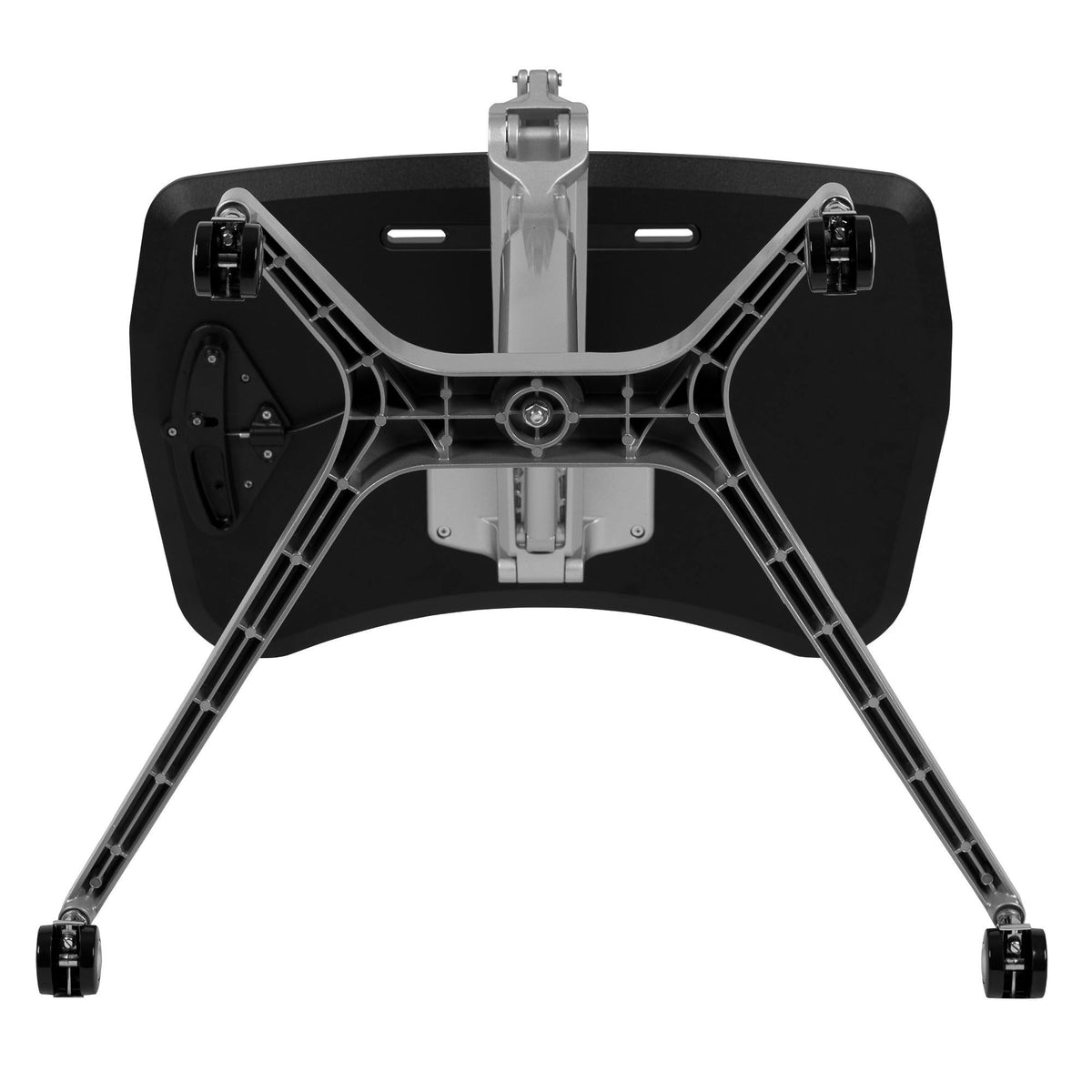 Black Mobile Ergonomic Desk with Adjustable Range 29x22-41x22 B576078