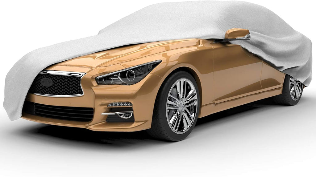 Gray Car Cover for Sedans up to 228 X422