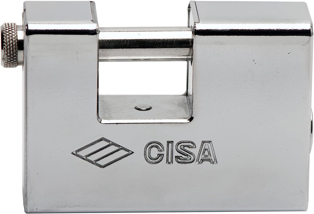 4'' Rectangular Heavy Duty Armored Padlock with 2 Keys, Pack of 2 E903730