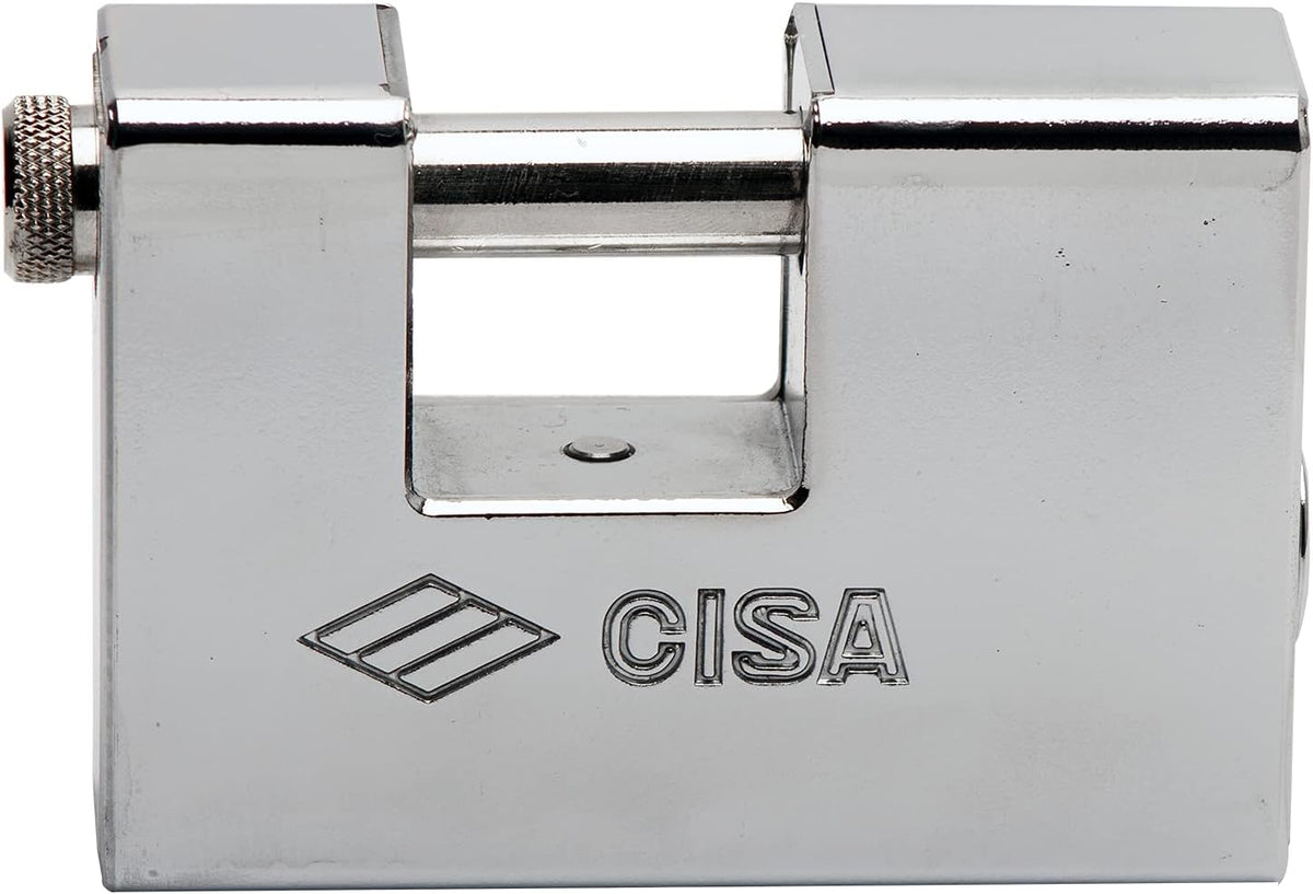 4'' Rectangular Heavy Duty Armored Padlock with 2 Keys, Pack of 2 E903730