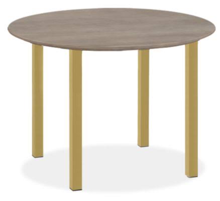 Maple Round Table with Gold Base A853