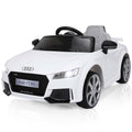 White 12V Electric Remote Control Kids Riding Car D907146