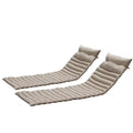 Khaki Outdoor Lounge Chair Cushion Replacement Patio Seat Cushion A531