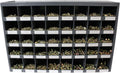 4500 Piece Grade 8 Coarse Thread Nut Locknut and Washer Assortment with 40 Hole Bin P6876