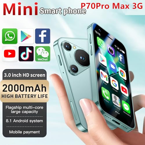 Black 3.0 Inch Android 8.1 Smartphone 2GB RAM 16GB ROM O594