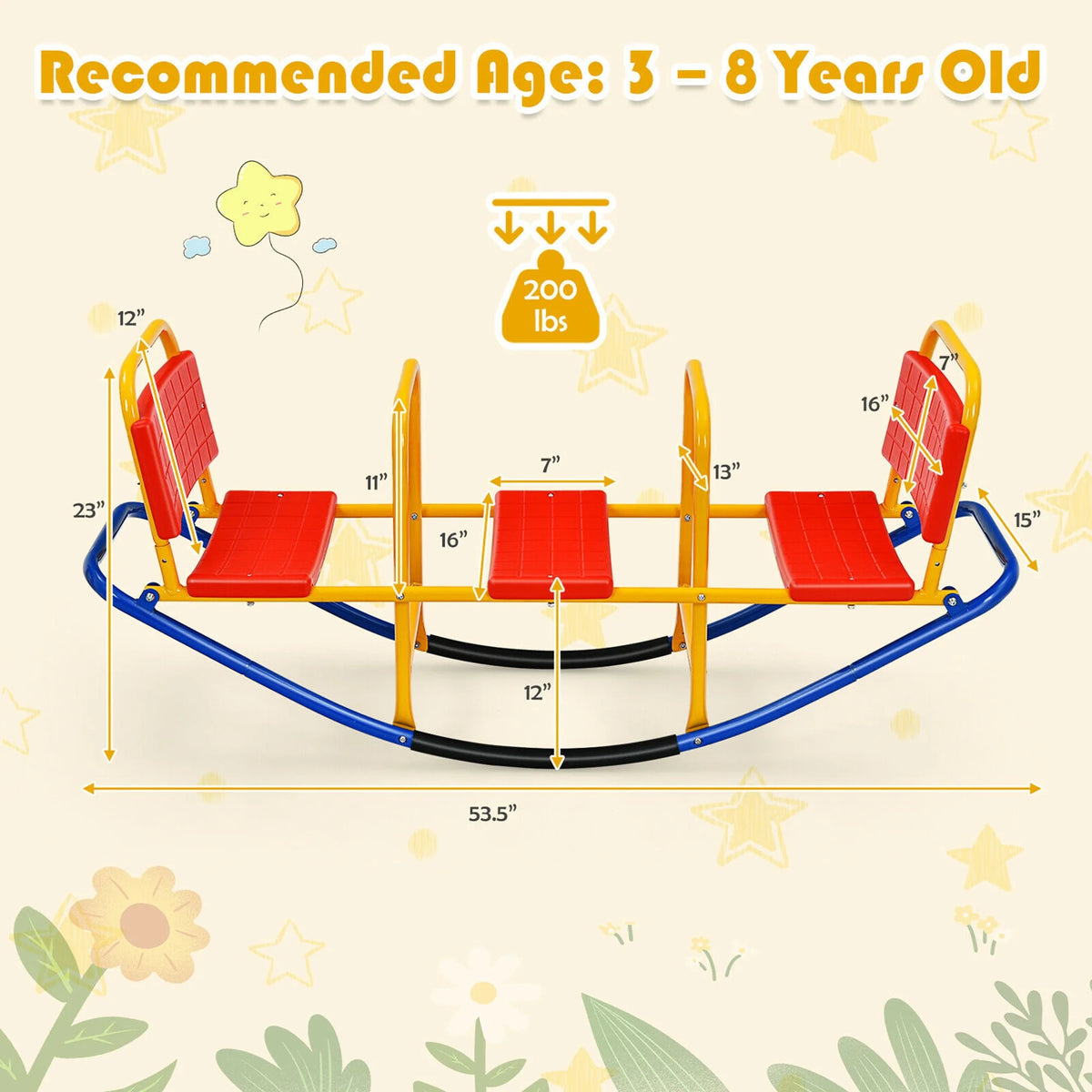 Kids Teeter Totter Outdoor Teeter Totter P9878