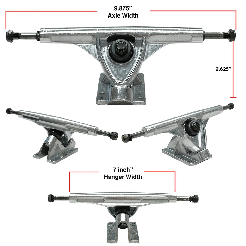 Longboard Skateboard Kicktail Cruiser 40" x 10" with Black Grip Tape Aluminum Alloy Truck 71mm Wheels M790