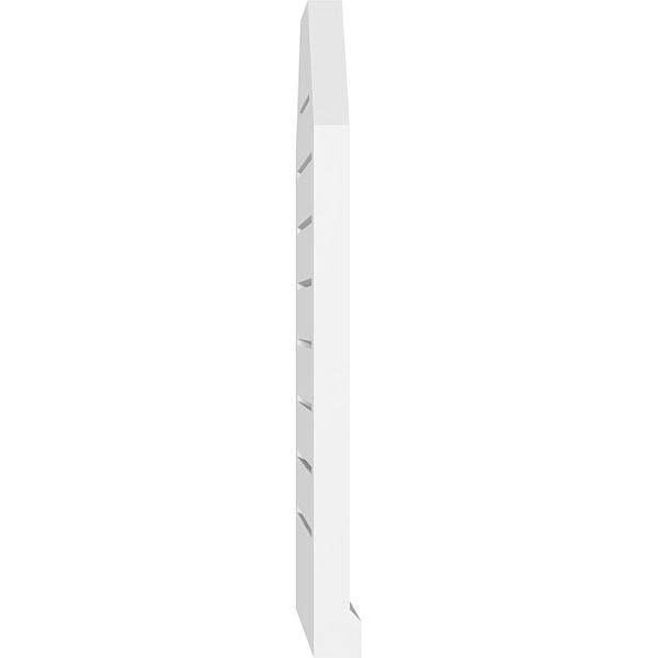 Octagonal Top Surface Mount PVC Gable Vent V719