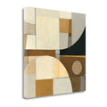 Beige Print on Wrapped Canvas V23429
