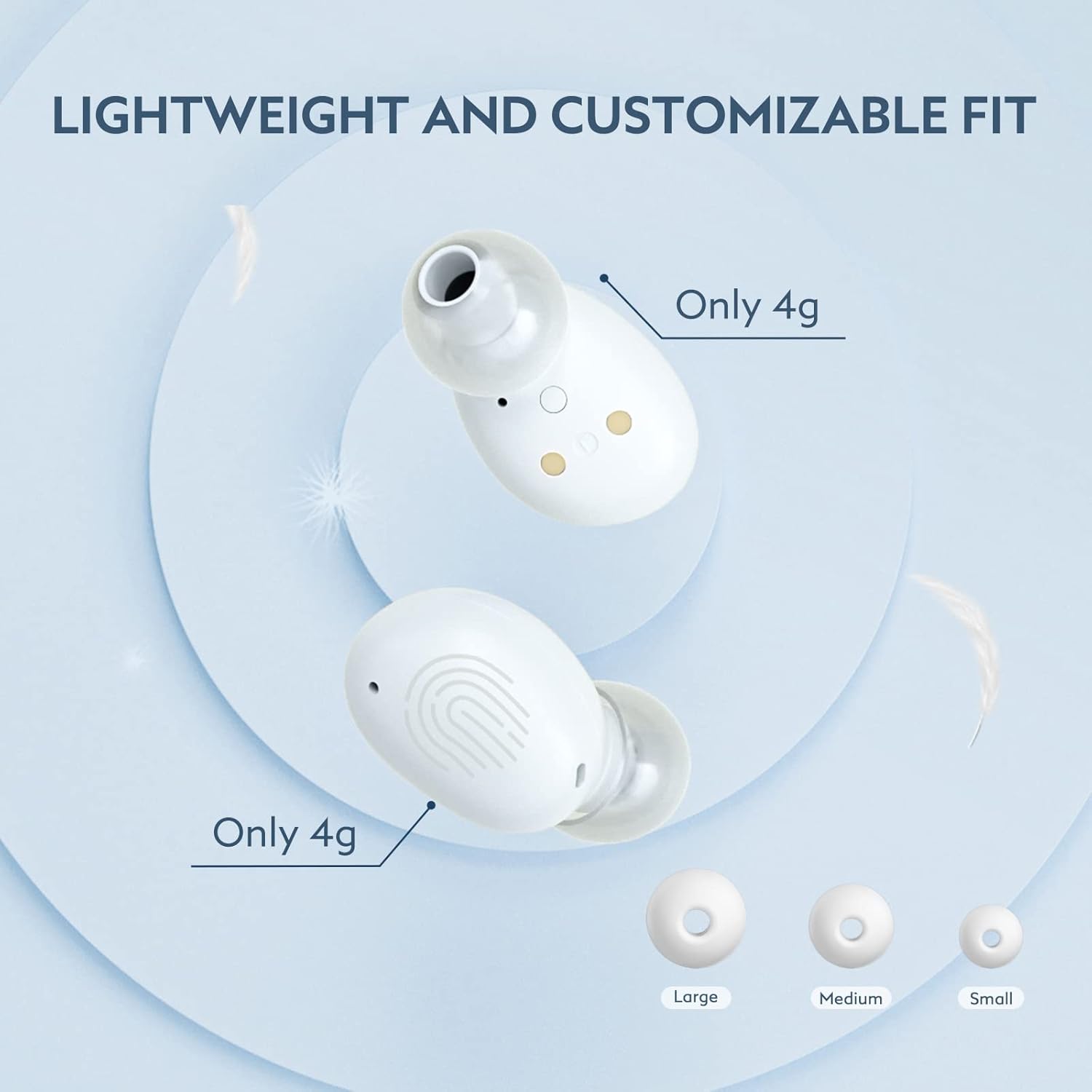 Wireless Earbuds with Bluetooth 5.2 and IPX5 H721684