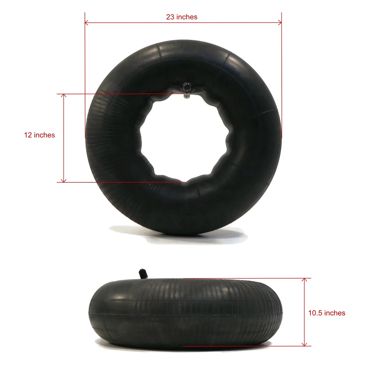 (2) Tire Inner Tubes 25x8x12 TR13 Straight Valve I5961