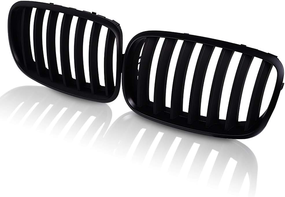 Pair Front Kidney Grille Glossy Black Pack of 2 X2633