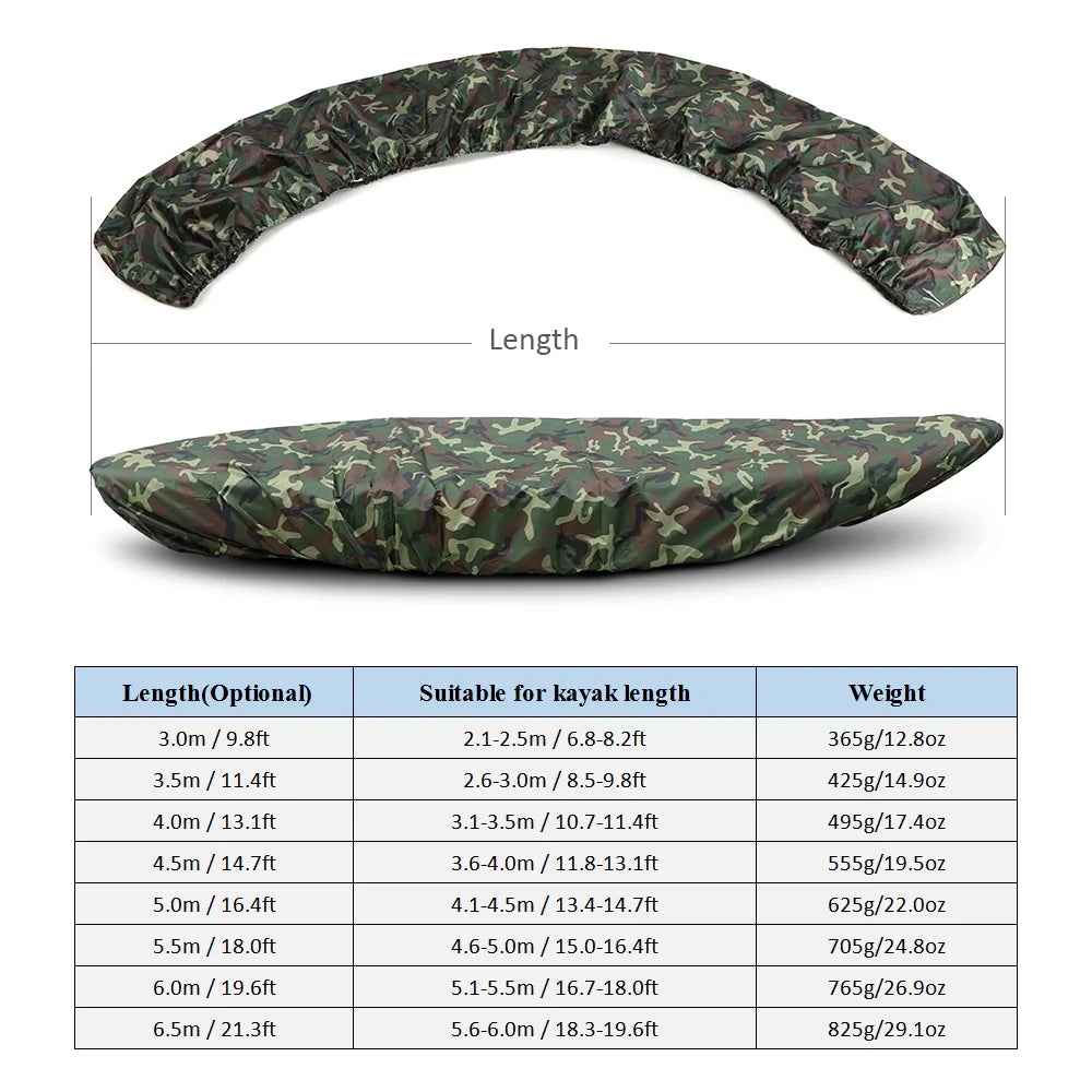 Waterproof UV Resistant Kayak Cover X646787