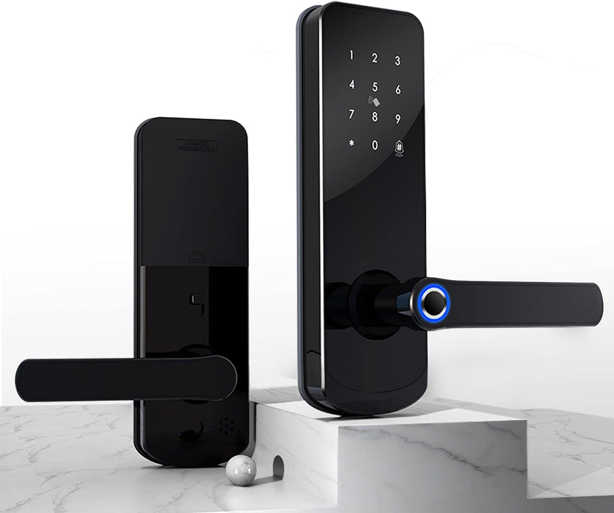 Fingerprint Smart Door Lock with Reversible Handle Y41514