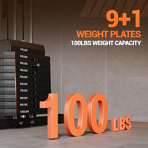150LBS Weight Stack Home Gym Station with Pulley System Y36240