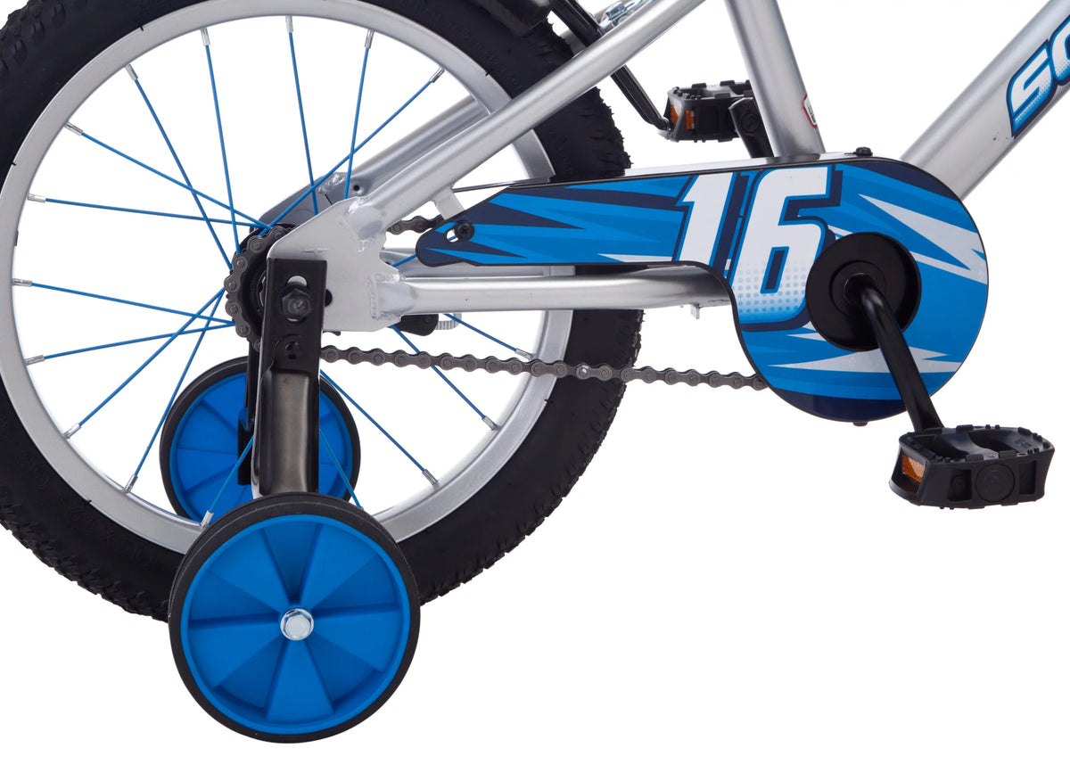 16 in. Wheels Single Speed Blue Grey Kids Bike V860