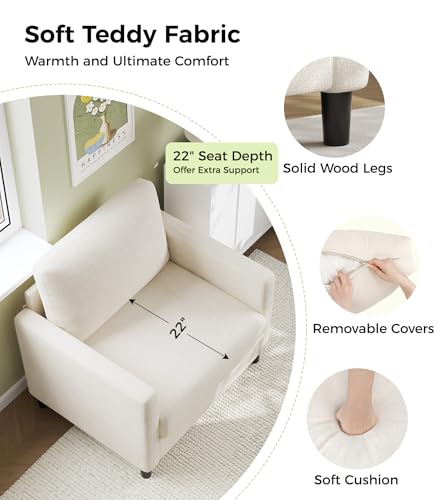 Beige All-Wood Accent Chair Y720