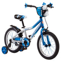 16 in. Wheels Single Speed Blue Grey Kids Bike V860