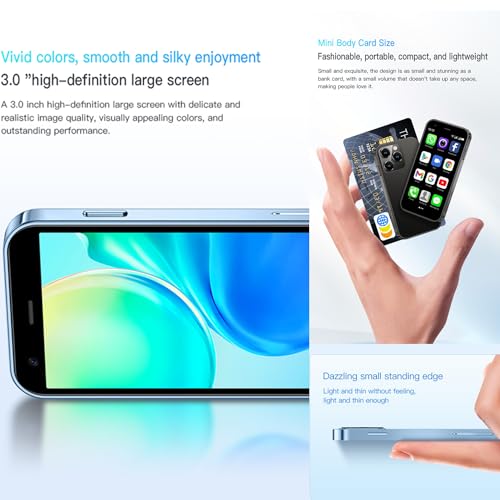 Black 3.0 Inch Android 8.1 Smartphone 2GB RAM 16GB ROM O594