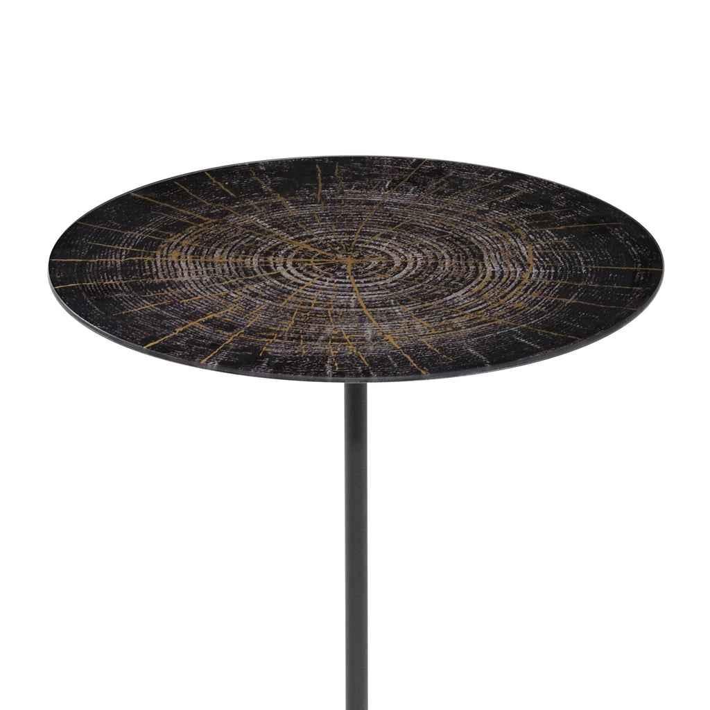 Blue Contemporary Metal Accent Table B771