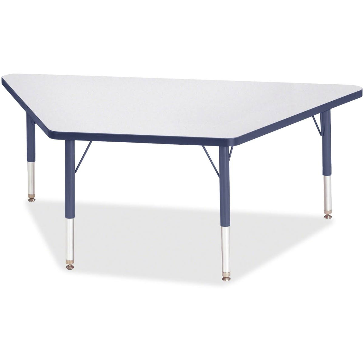 Gray Top Trapezoid Table L752
