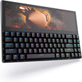 12.6 Touchscreen Gaming Mechanical Keyboard, 71 Keys USB Wired RGB Backlit Compact Keyboard B964