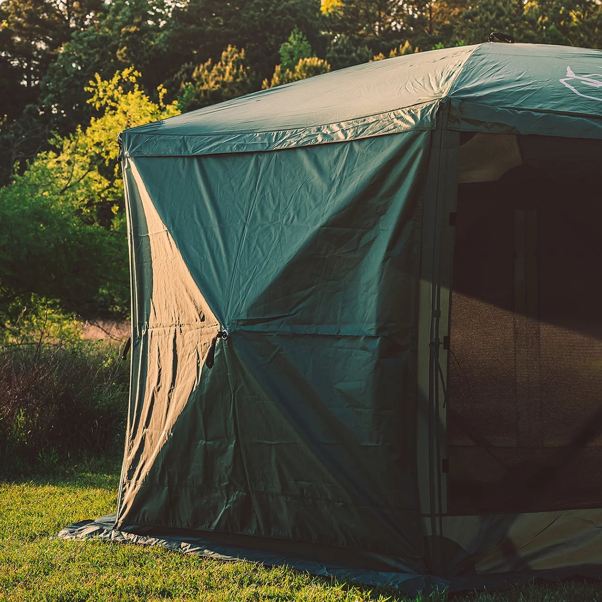 Alpine Green 5-Sided Portable Gazebo with 3pk Wind Panels M364764