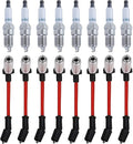Spark Plugs 8 pcs and Spark Plug Wires 8 pcs Pack of 2 C1393