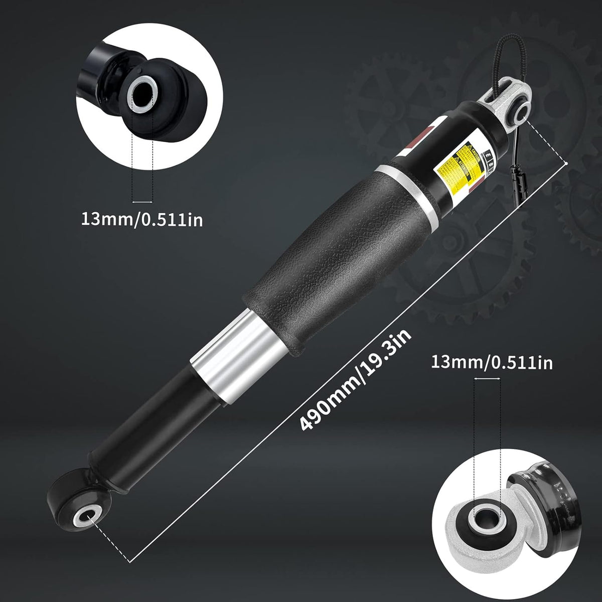 Pair Rear Air Lift Shock Strut Absorber with Electric Y49953