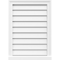 PVC Gable Vent with Brickmould S70772