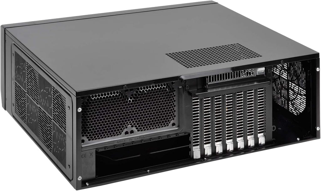 SilverStone Technology GD09B Home Theater Computer Case with Faux Aluminum Design for ATX/Micro-ATX Motherboards Q91907