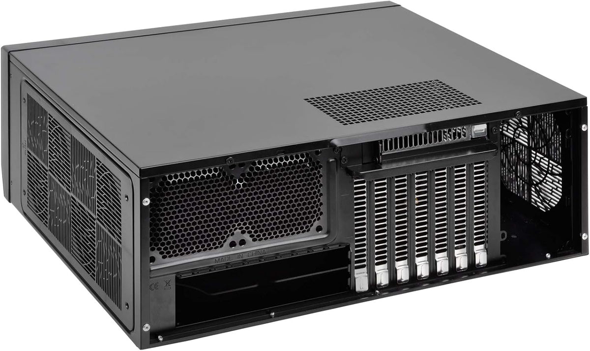 SilverStone Technology GD09B Home Theater Computer Case with Faux Aluminum Design for ATX/Micro-ATX Motherboards Q91907