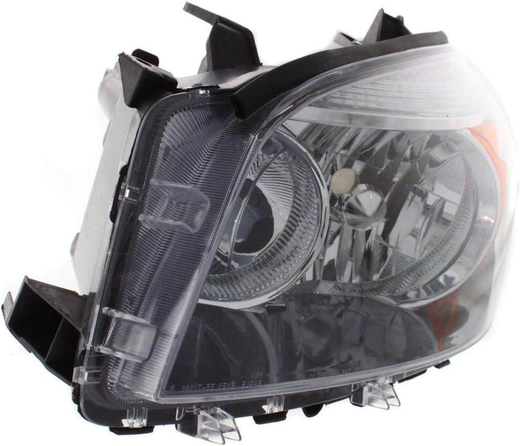 For Toyota RAV4 Headlight 2006 2007 2008 Driver and Passenger Side Pair Clear Lens Black Interior Sport Model E5014
