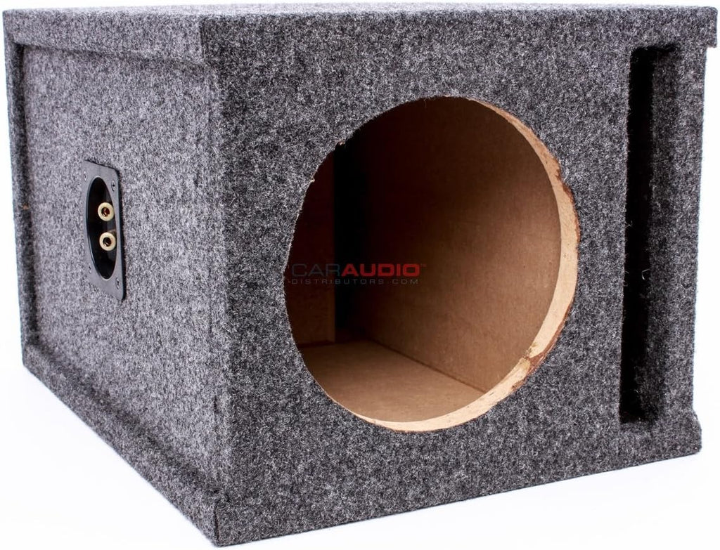 Single 8" SPL Bass Subwoofer Stereo Enclosure Pack of 2 Z339474