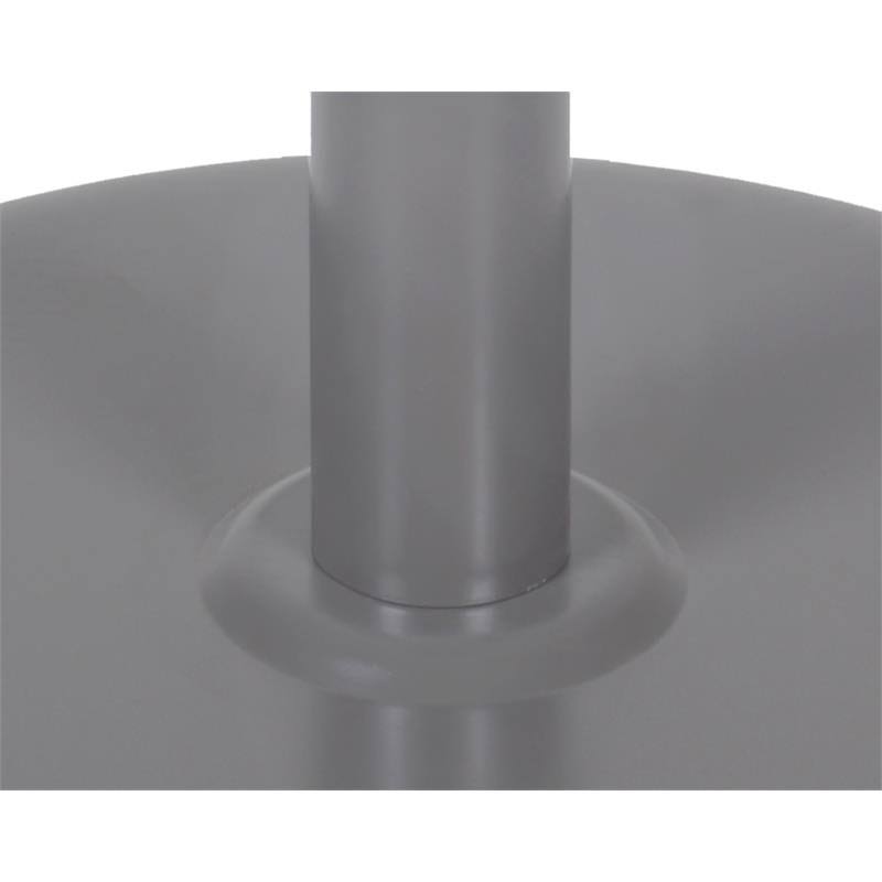Mocha Walnut/Grey Round Platter Base Table A80943