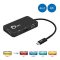 USB-C to 4-in-1 Multiport Video Adapter - Black L431241