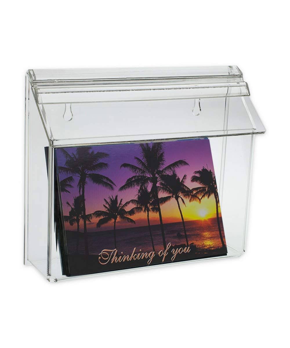 Wall Mount Postcard Holder Brochure Holder J3553
