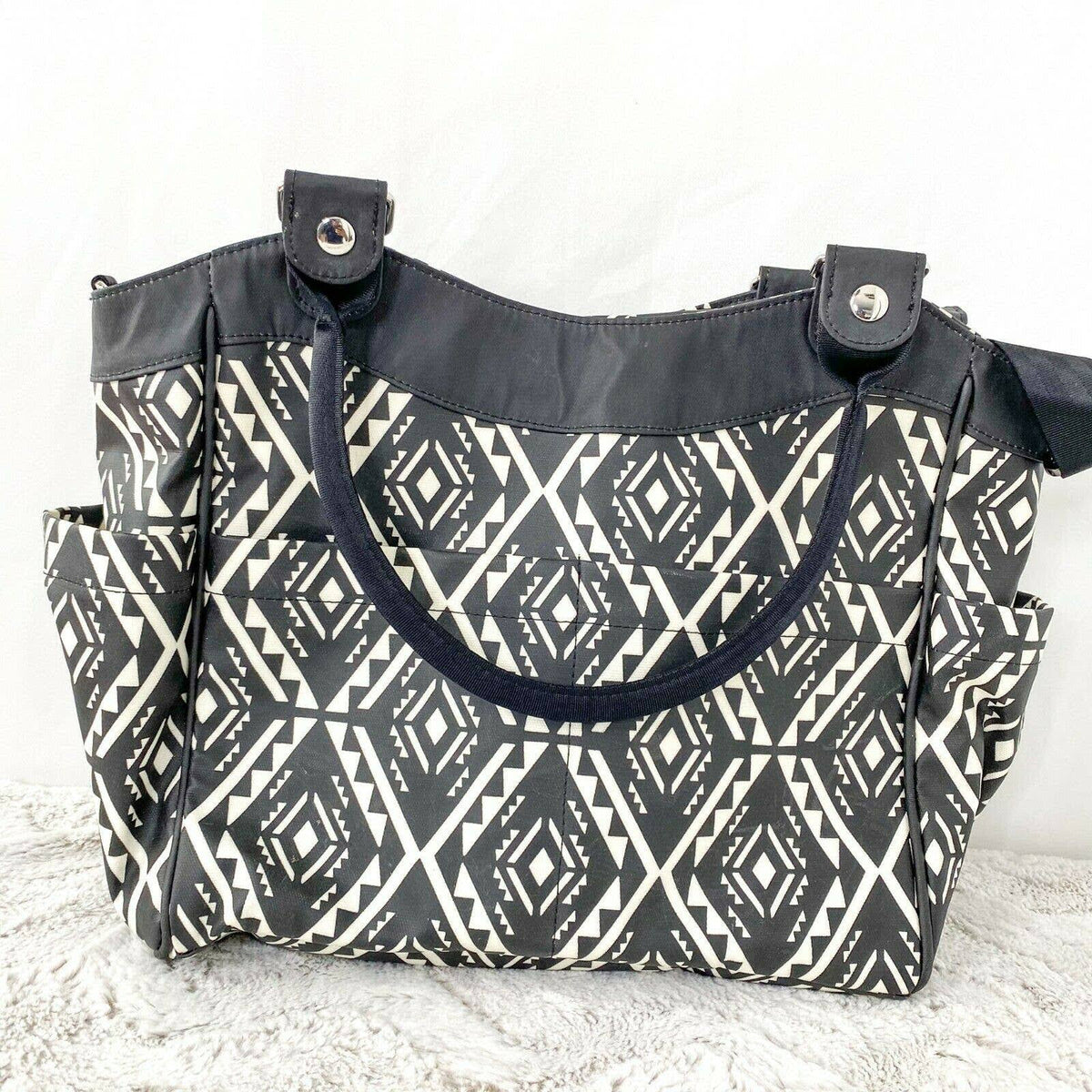 Black City Carryall Diaper Bag Z957497