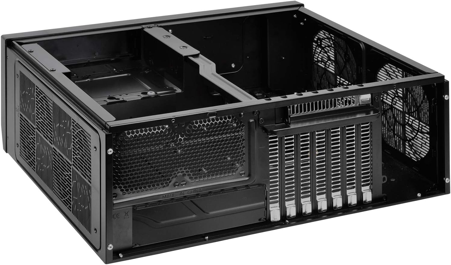 SilverStone Technology GD09B Home Theater Computer Case with Faux Aluminum Design for ATX/Micro-ATX Motherboards Q91907