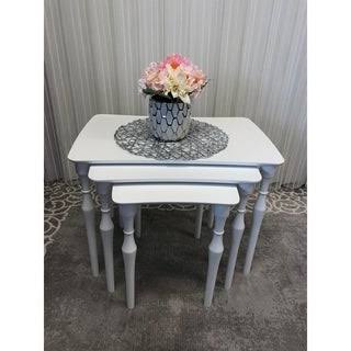 White Nesting Table (3 Pcs) O30536